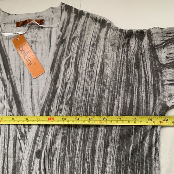 New Belldiny Gray Open Front Cardigan Size S - Picture 3 of 8